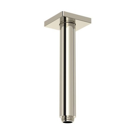 ROHL 7 Reach Ceiling Mount Shower Arm With Square Escutcheon 70527SAPN